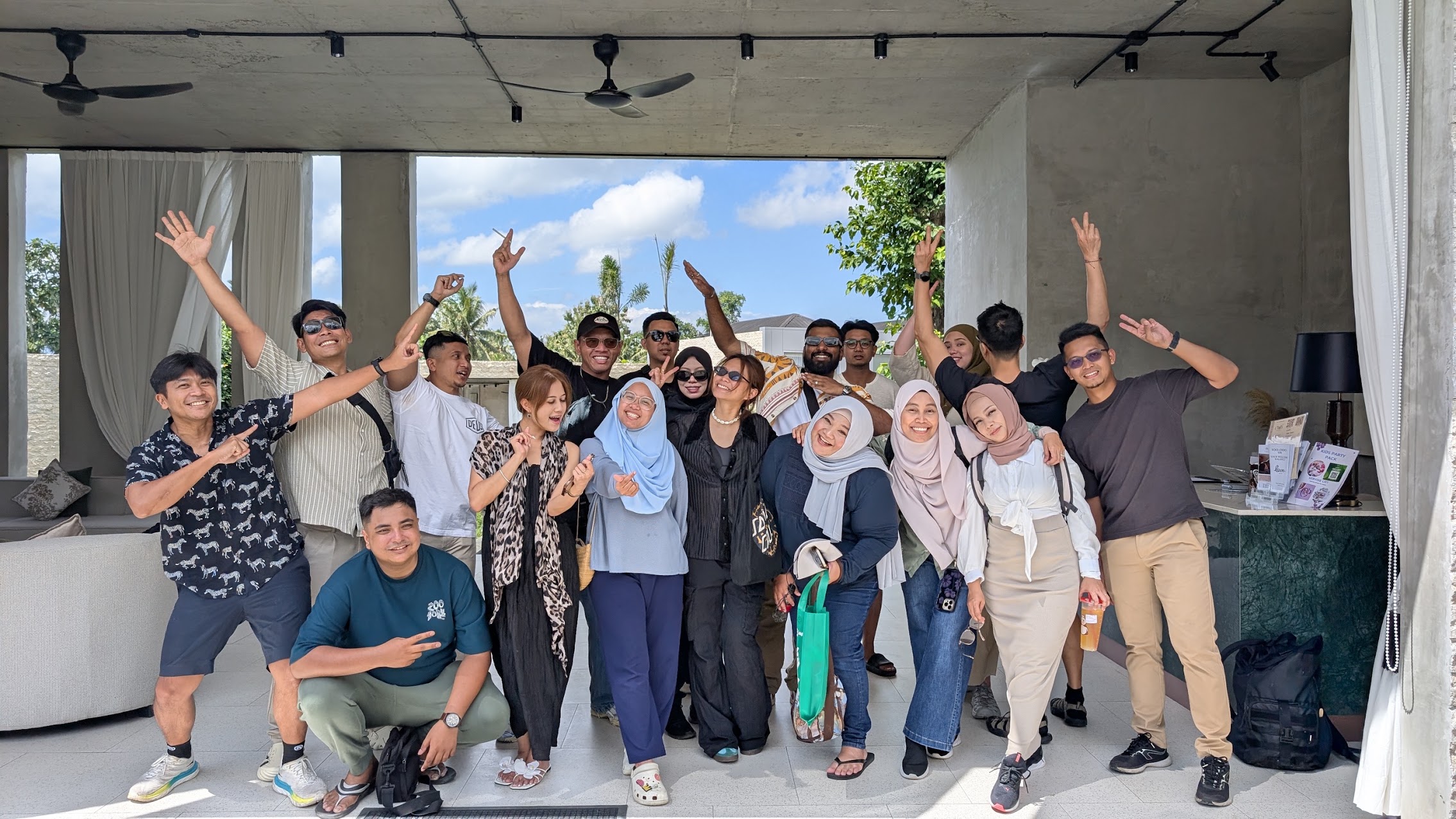 The HeroHomes team on their 2025 Bali trip
